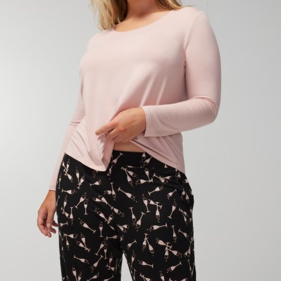 NWT Soma COOL NIGHTS Long Sleeve Pj Set - Picture 3 of 5